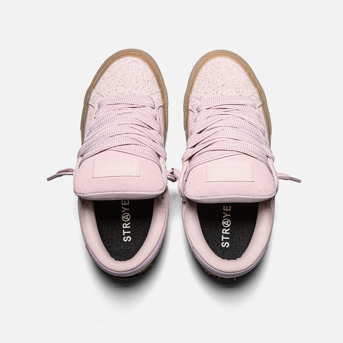 LOGAN PUFF - PINK CREPE | Top View
