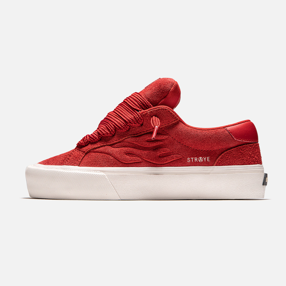 LOGAN PUFF - RED BEVEL | Side View