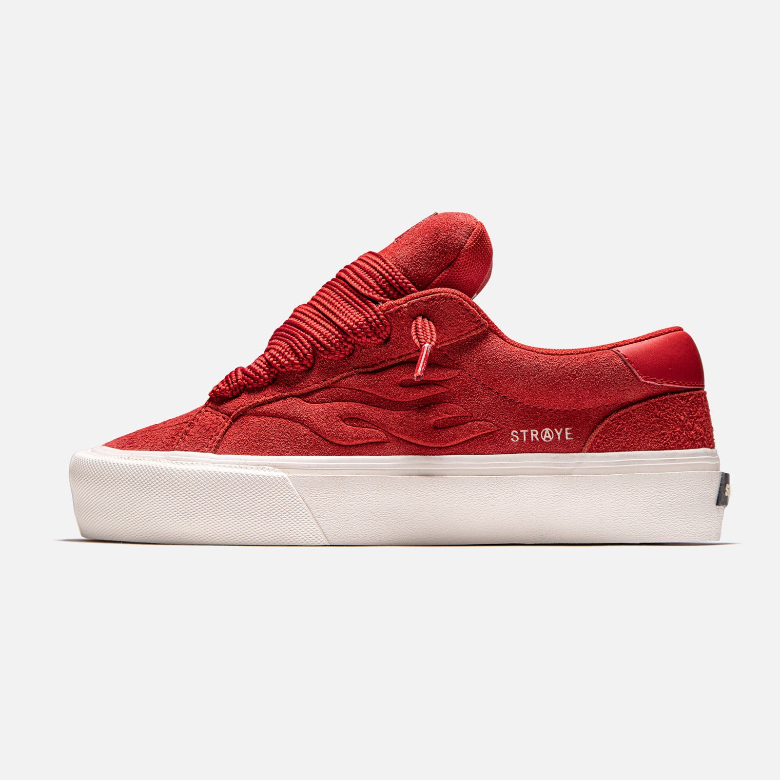 LOGAN PUFF - RED BEVEL | Side View
