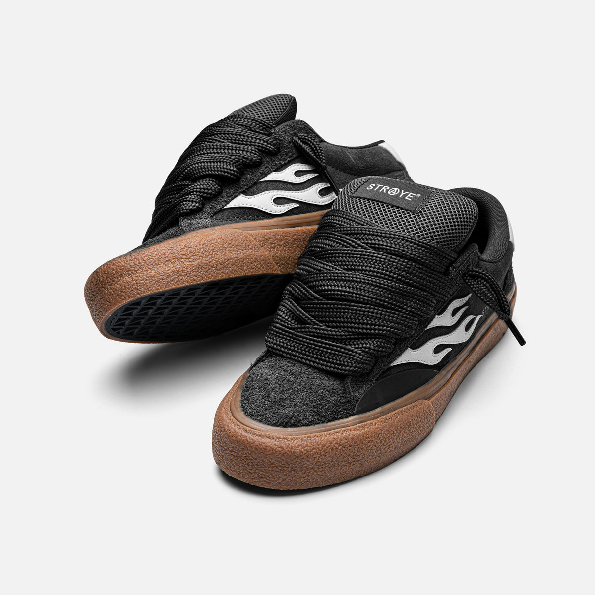 STRAYE Logan Puff Street – freestyle view low-top skate sneaker