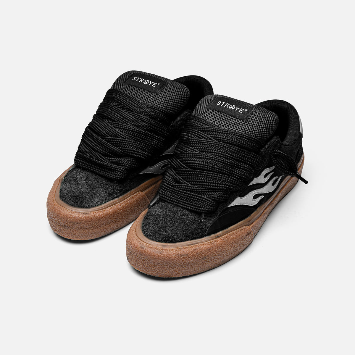 STRAYE Logan Puff Street – hero view low-top skate sneaker