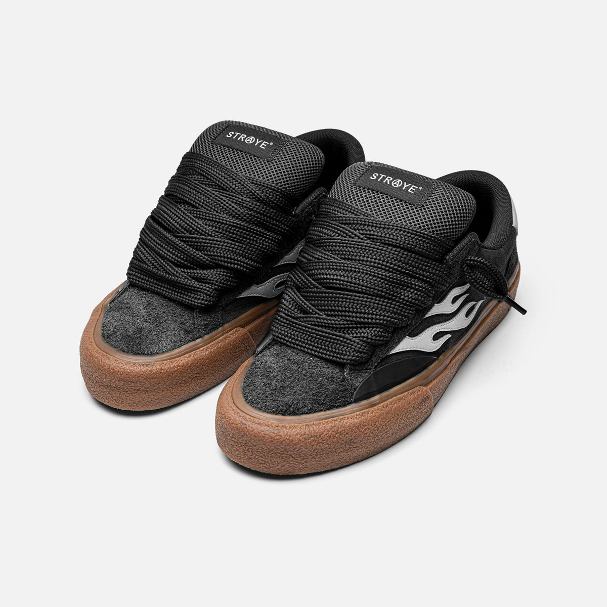 STRAYE Logan Puff Street – hero view low-top skate sneaker