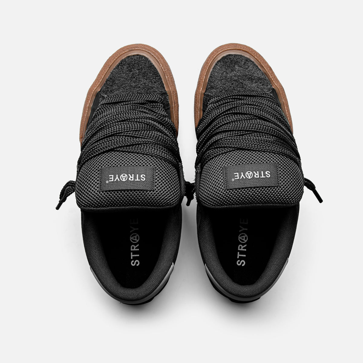 STRAYE Logan Puff Street – top view low-top skate sneaker