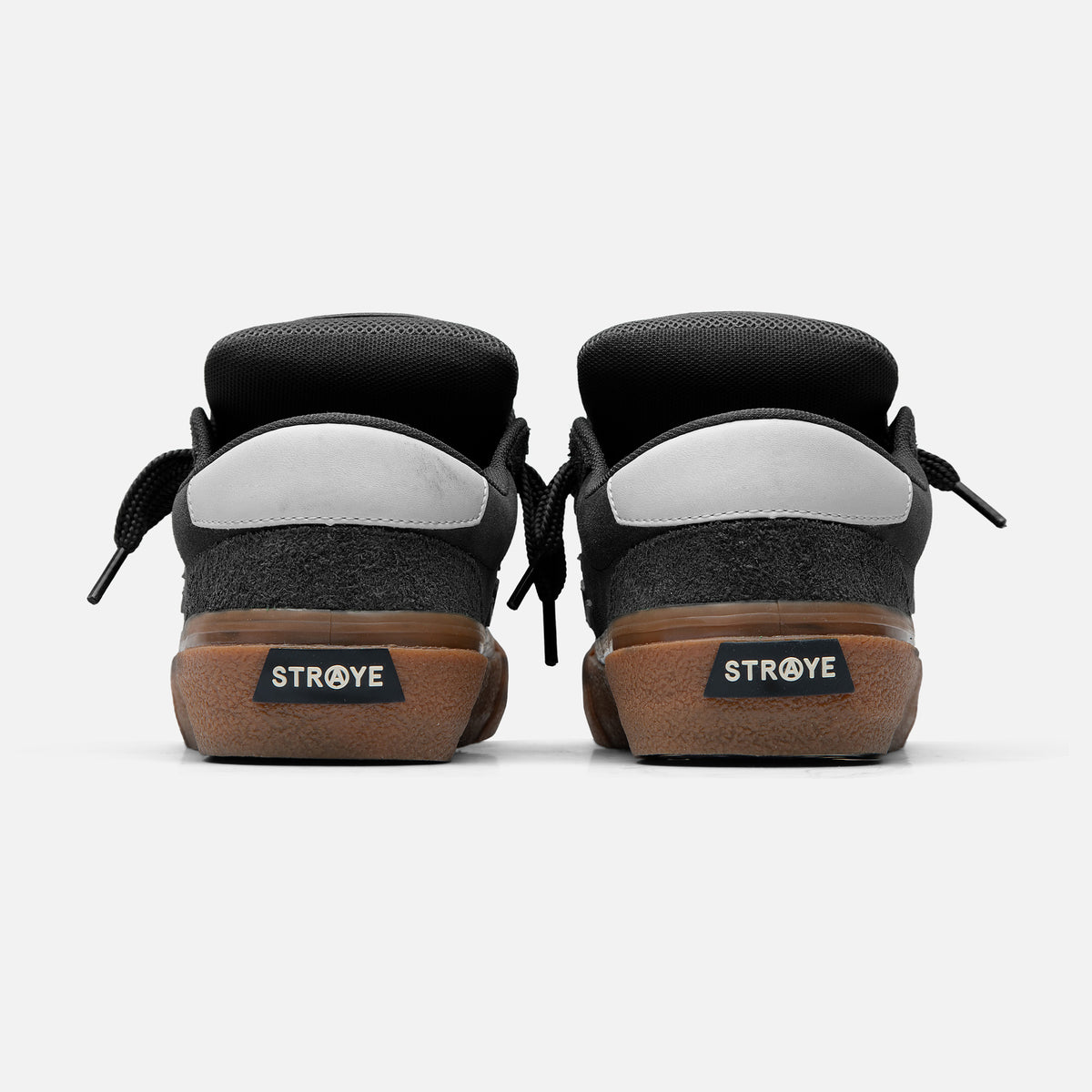 STRAYE Logan Puff Street – back view low-top skate sneaker