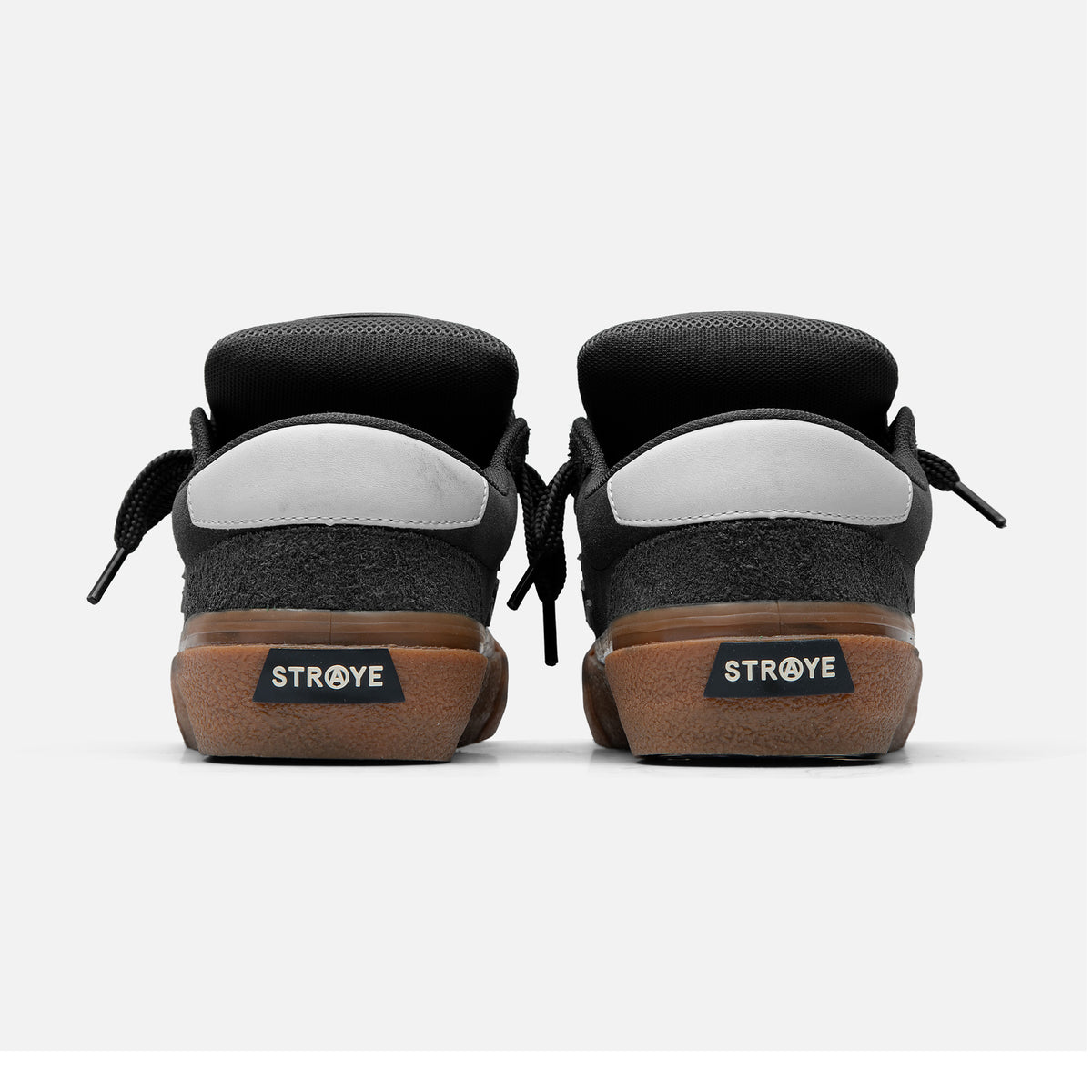 STRAYE Logan Puff Street – back view low-top skate sneaker