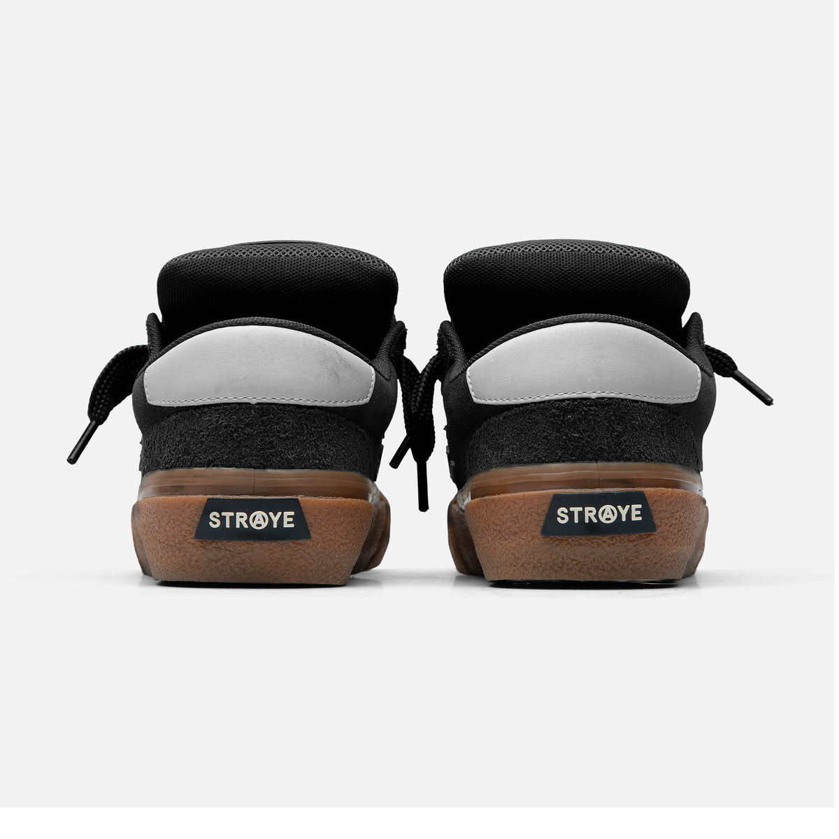 STRAYE Logan Puff Street – back view low-top skate sneaker