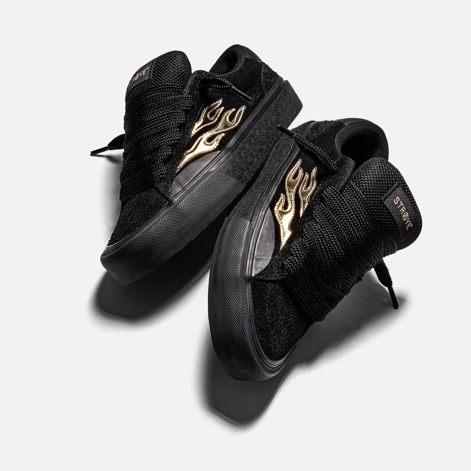 STRAYE Logan Puff Slay’r – side view low-top skate sneaker