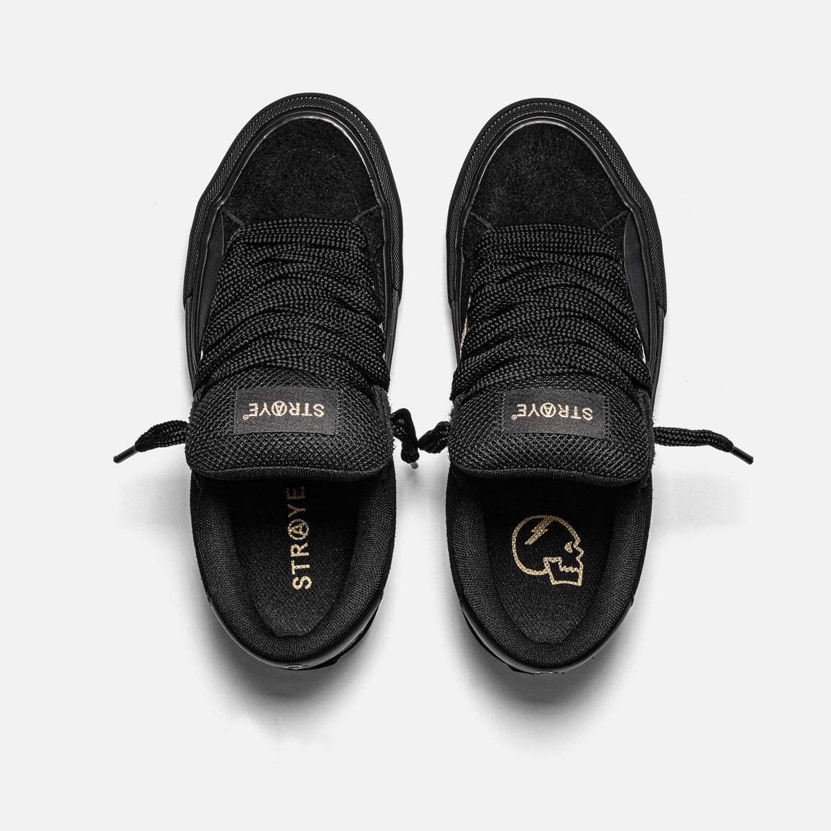 STRAYE Logan Puff Slay’r – top view low-top skate sneaker