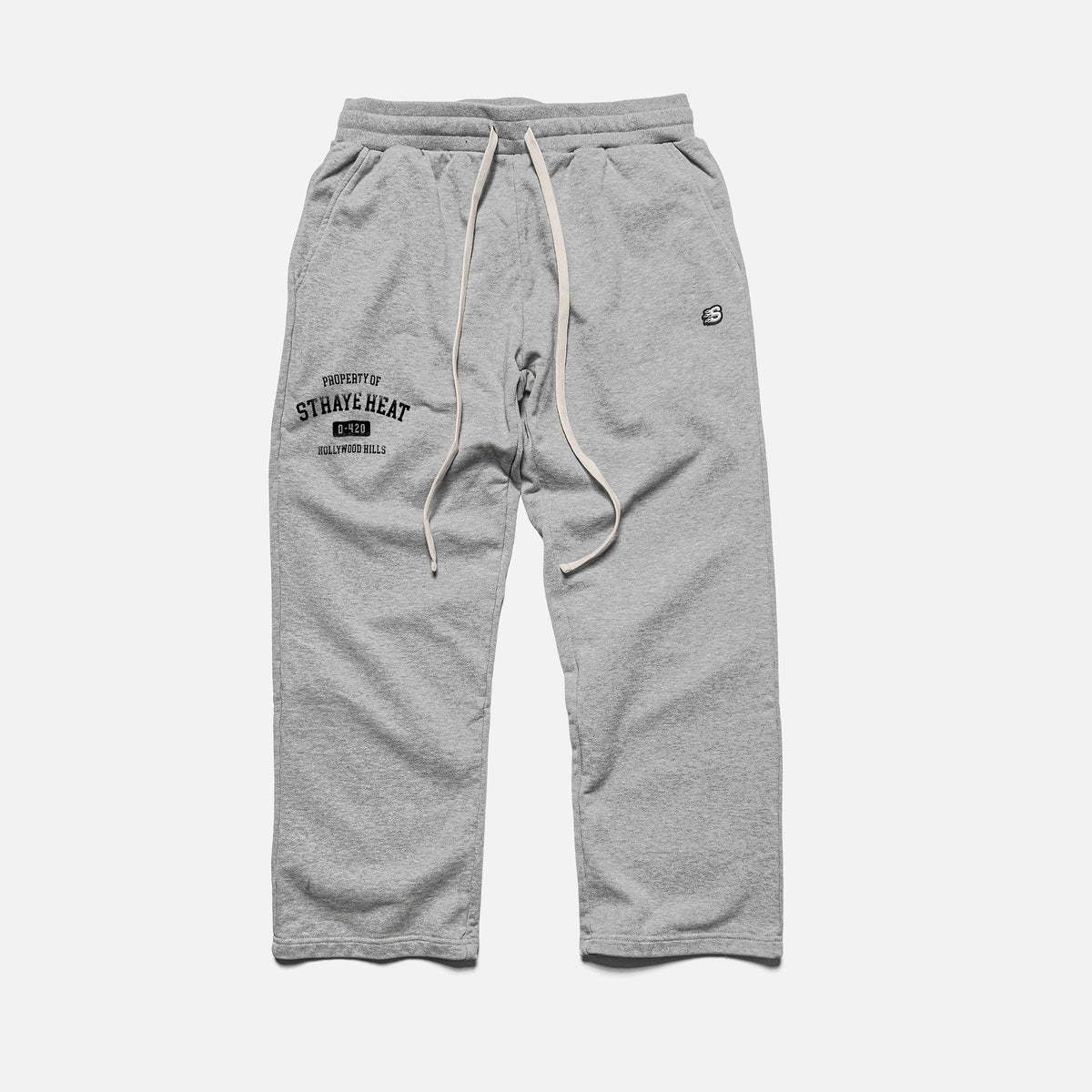 STRAYE Heat Heather Grey loose fit sweatpants