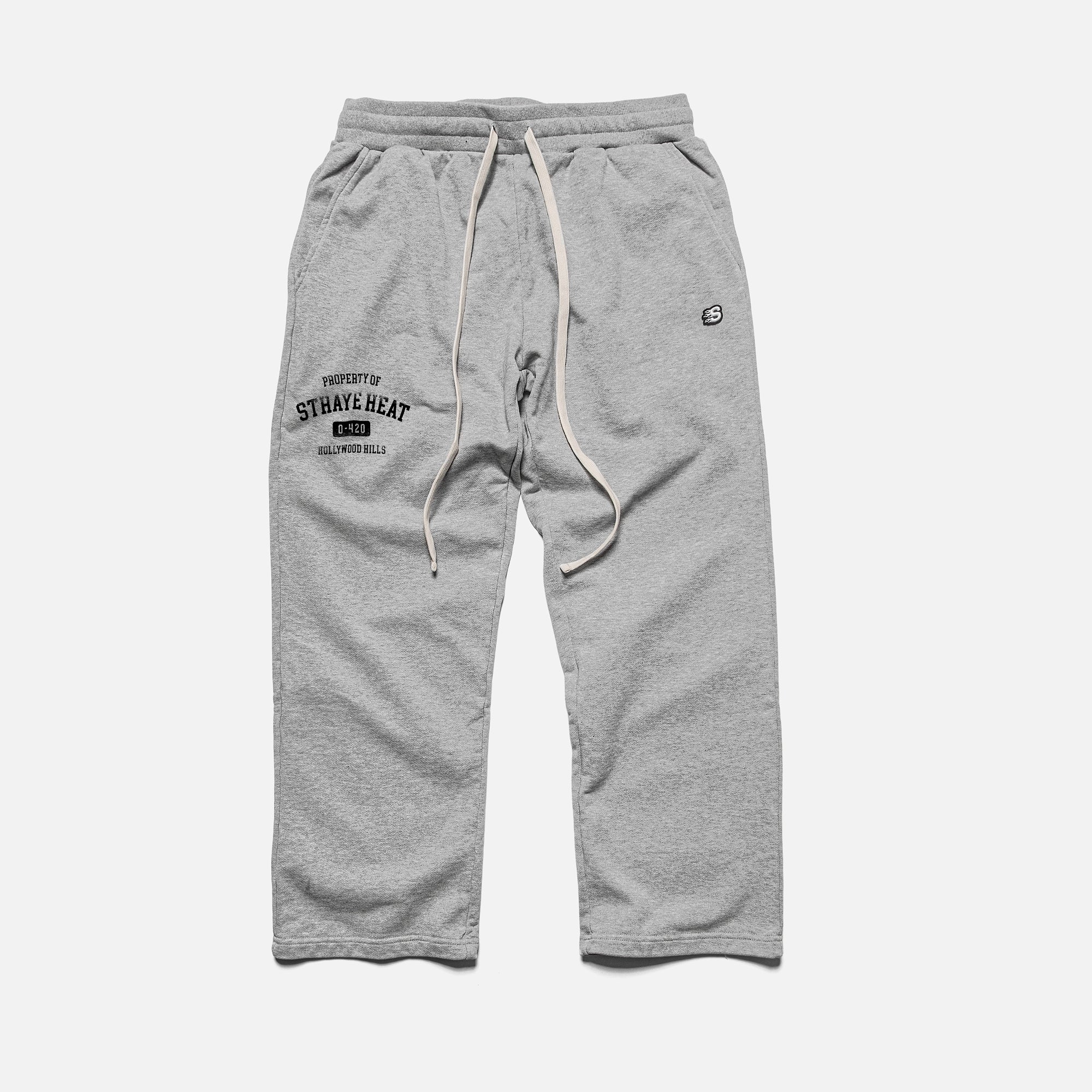 STRAYE Heat Washed Heather Grey loose fit sweatpants