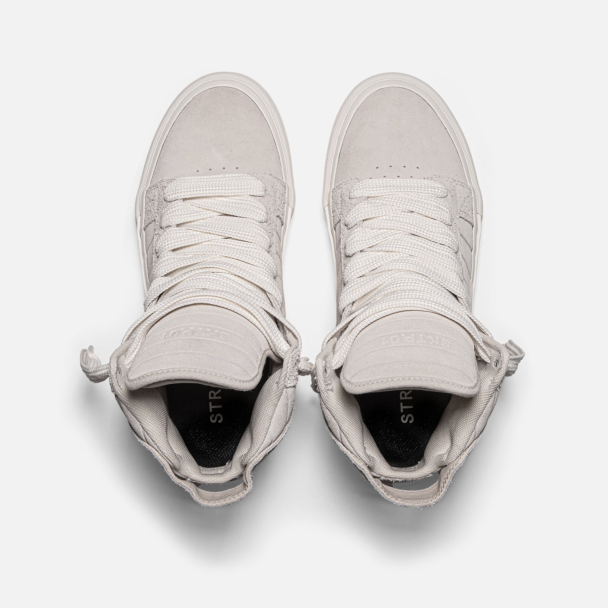 STRAYE SKTP.01 Cream – High-Top Skate Shoes | From the Creator of SUPRA