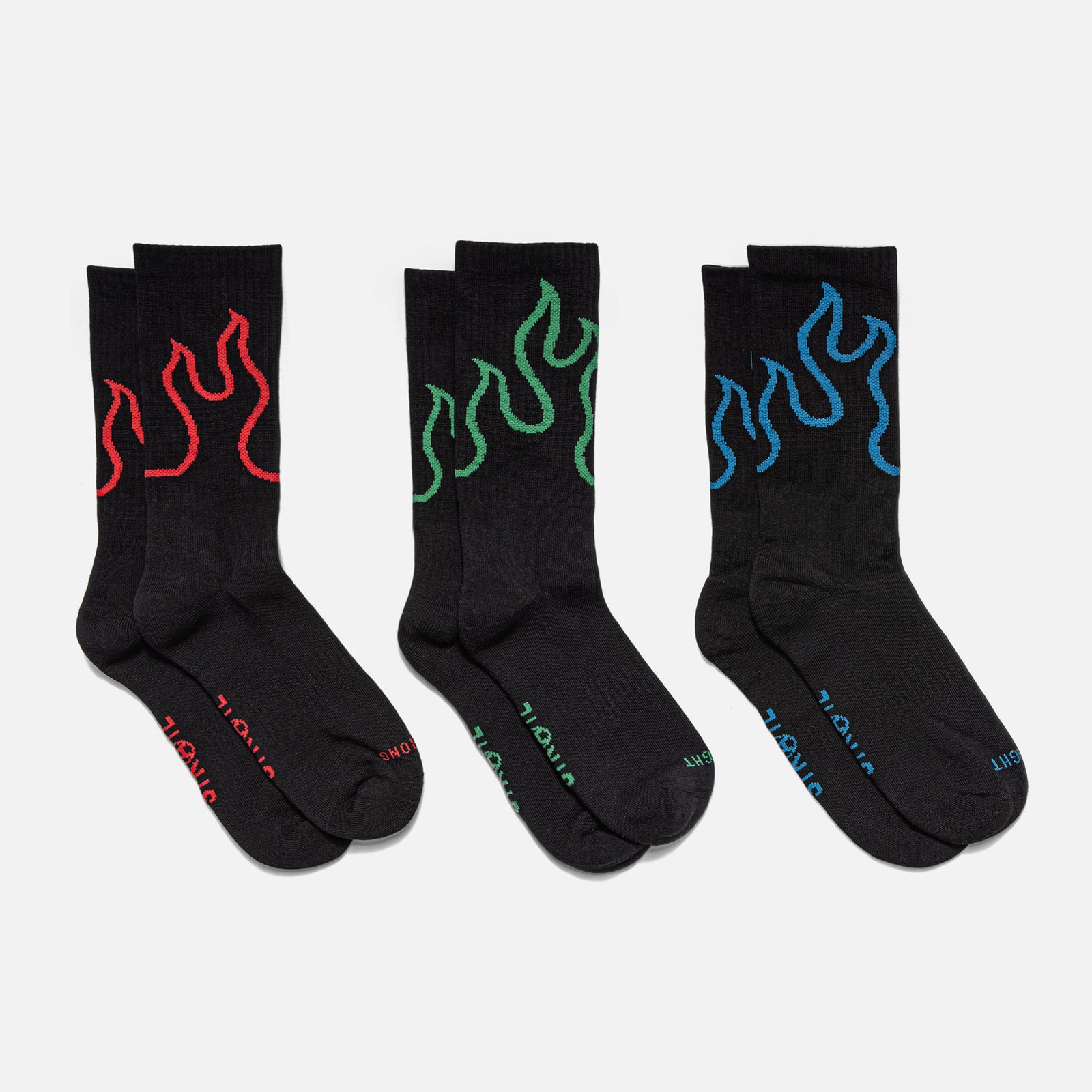 TRE FUEGO SOCKS - BLACKS