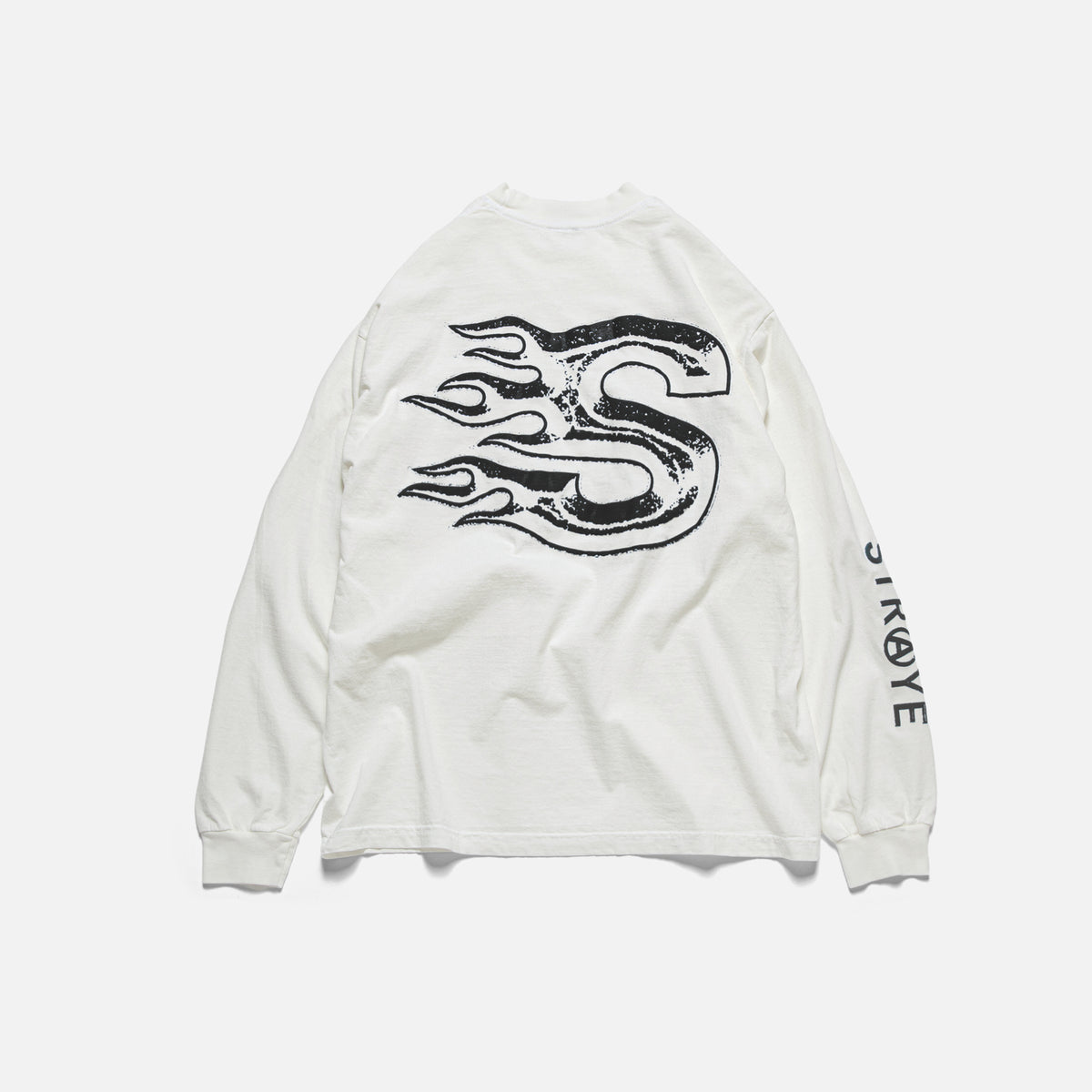 BLAZE L/S TEE - VINTAGE WHITE BLACK