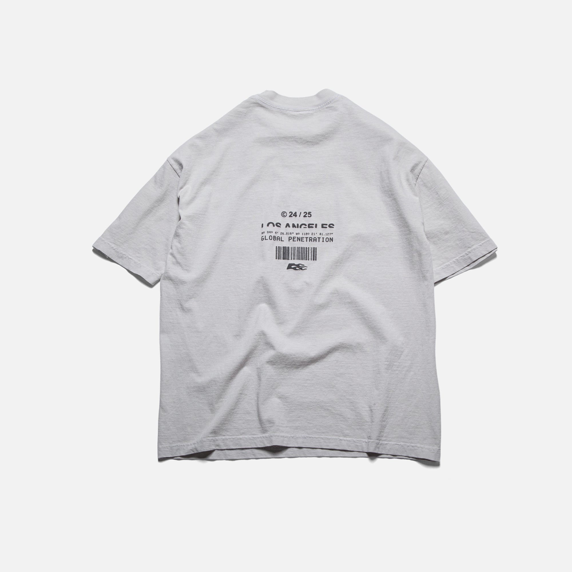 NU-METAL S/S TEE - WASHED GREY