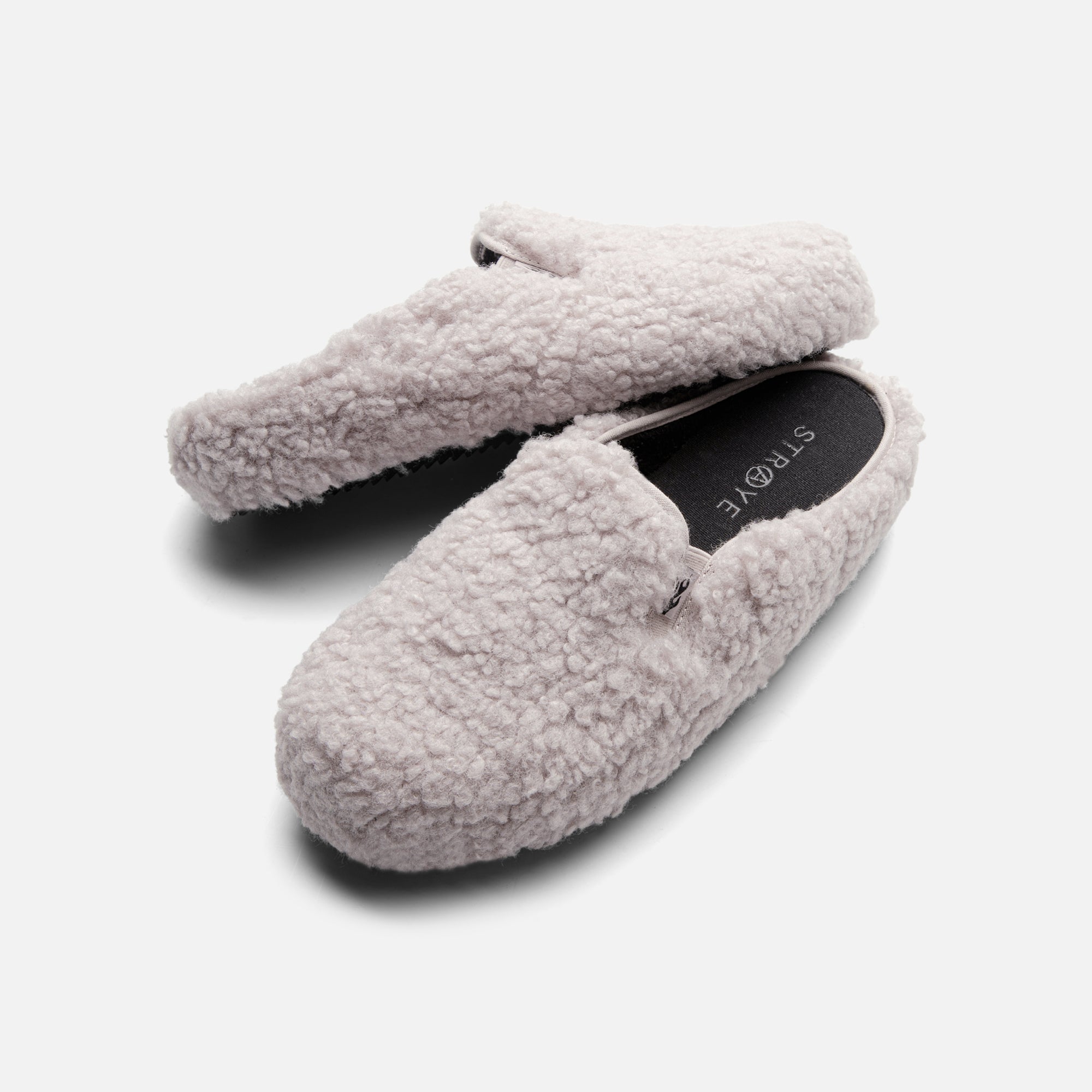 VENTURA MULE - FURRY DUSTY PINK | SIDE VIEW